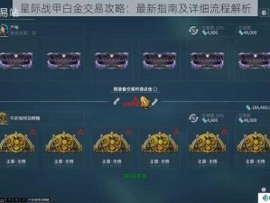 星际战甲白金交易攻略：最新指南及详细流程解析