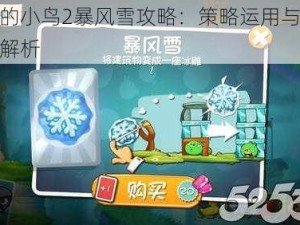 愤怒的小鸟2暴风雪攻略：策略运用与实战技巧解析