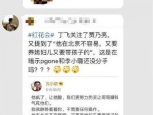 pgone承认和李小璐6次是真的吗—pgone 承认和李小璐 6 次？他为何这样说？