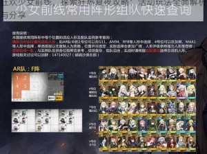 狂欢少女前线，探索狂热夏夜攻略：活动玩法全面解析与分享