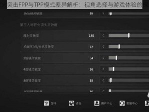 萤火突击FPP与TPP模式差异解析：视角选择与游戏体验的探讨