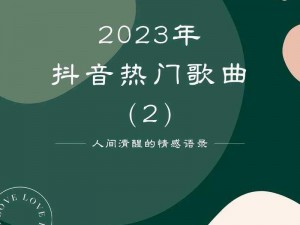 抖音风行：歌曲《字字句句说不清》如风的旋律与词句的魅力