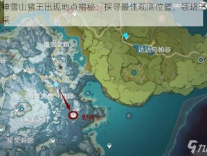 原神雪山猪王出现地点揭秘：探寻最佳观测位置，领略王者风采