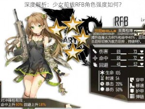 深度解析：少女前线RFB角色强度如何？