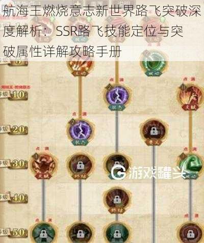 航海王燃烧意志新世界路飞突破深度解析：SSR路飞技能定位与突破属性详解攻略手册