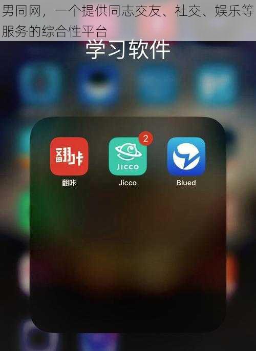 男同网，一个提供同志交友、社交、娱乐等服务的综合性平台