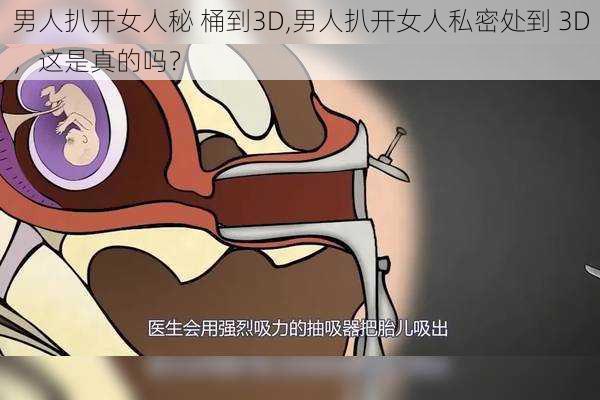 男人扒开女人秘 桶到3D,男人扒开女人私密处到 3D，这是真的吗？