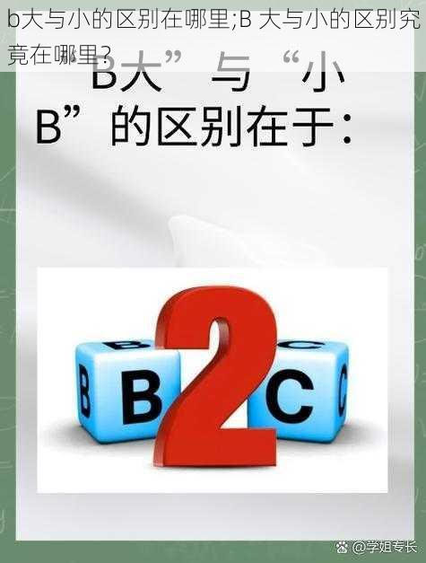 b大与小的区别在哪里;B 大与小的区别究竟在哪里？