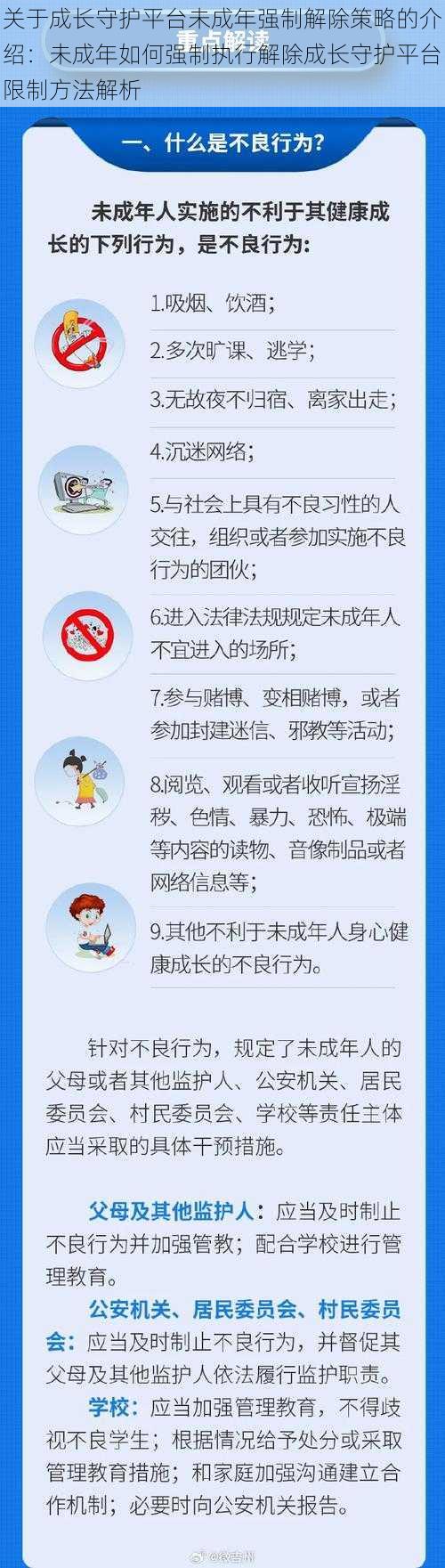 关于成长守护平台未成年强制解除策略的介绍：未成年如何强制执行解除成长守护平台限制方法解析