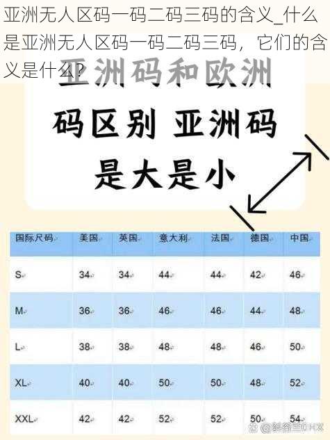 亚洲无人区码一码二码三码的含义_什么是亚洲无人区码一码二码三码，它们的含义是什么？