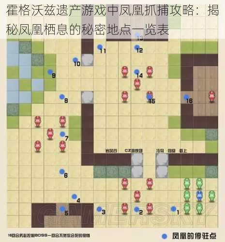 霍格沃兹遗产游戏中凤凰抓捕攻略：揭秘凤凰栖息的秘密地点一览表