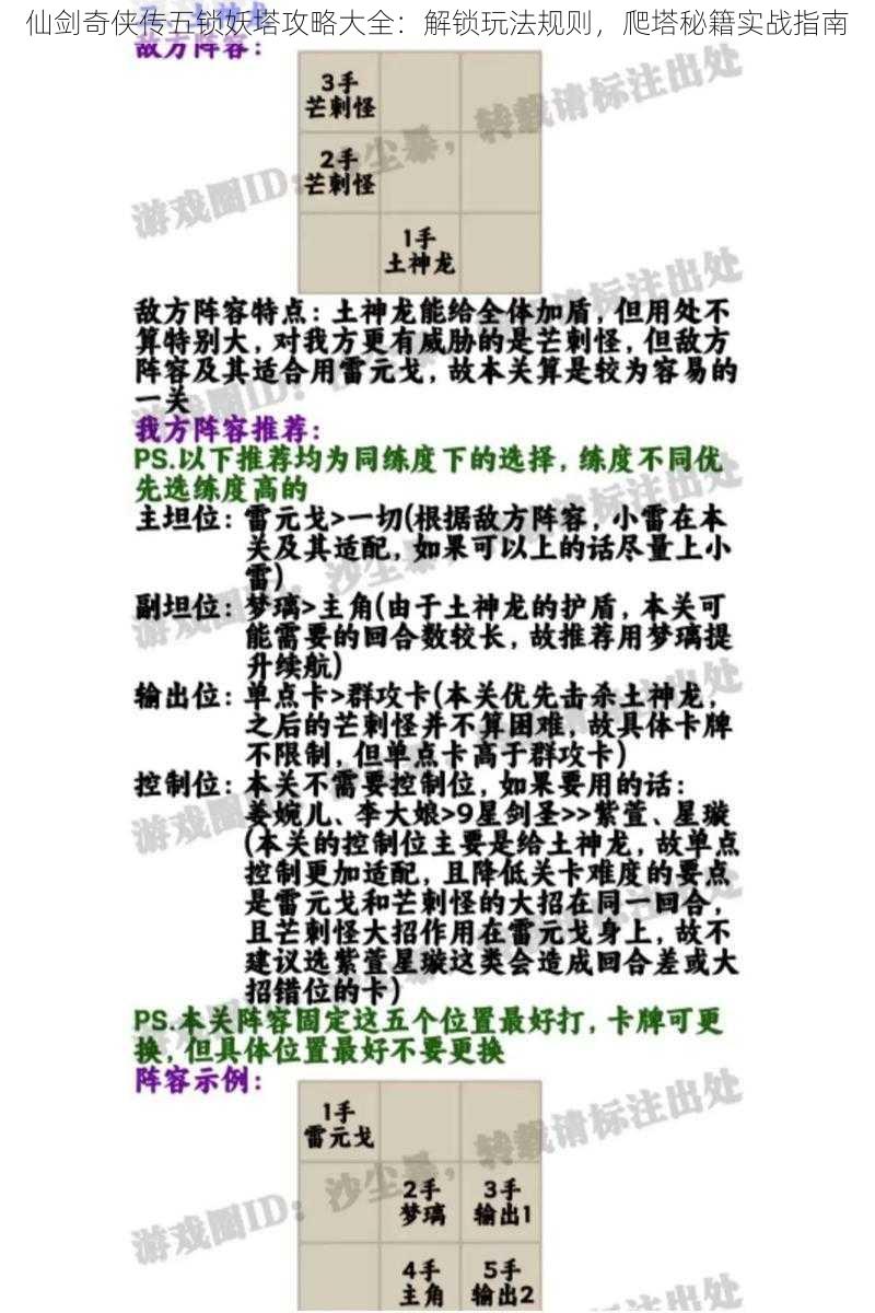 仙剑奇侠传五锁妖塔攻略大全：解锁玩法规则，爬塔秘籍实战指南