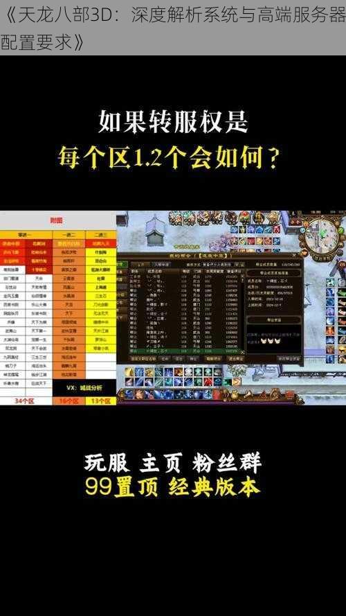 《天龙八部3D：深度解析系统与高端服务器配置要求》