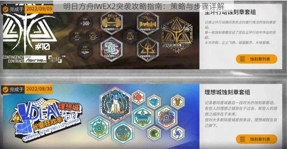 明日方舟IWEX2突袭攻略指南：策略与步骤详解