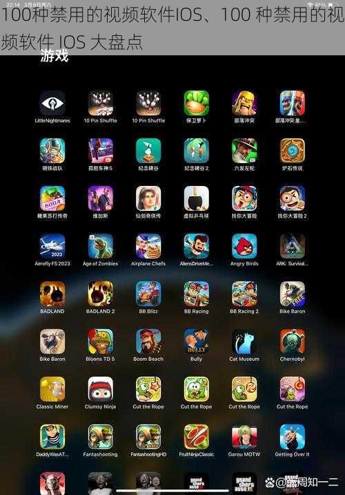 100种禁用的视频软件IOS、100 种禁用的视频软件 IOS 大盘点