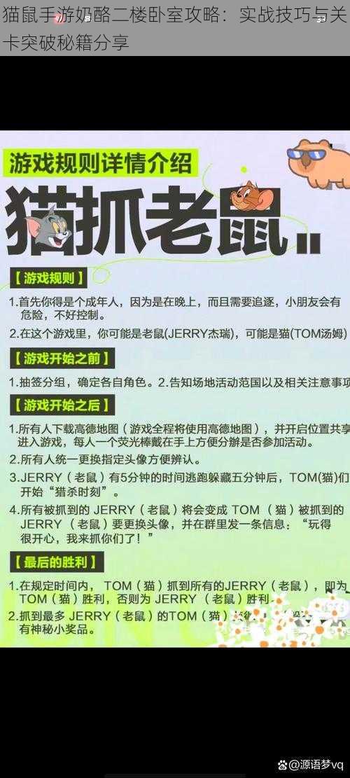 猫鼠手游奶酪二楼卧室攻略：实战技巧与关卡突破秘籍分享