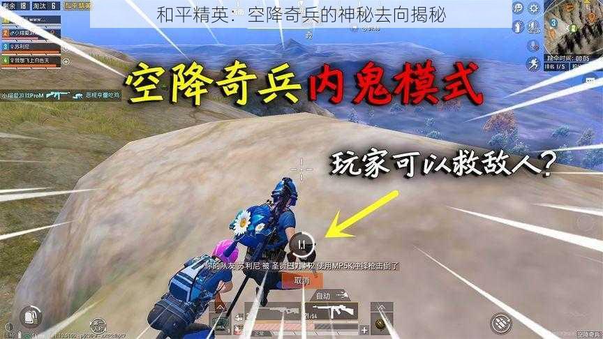 和平精英：空降奇兵的神秘去向揭秘