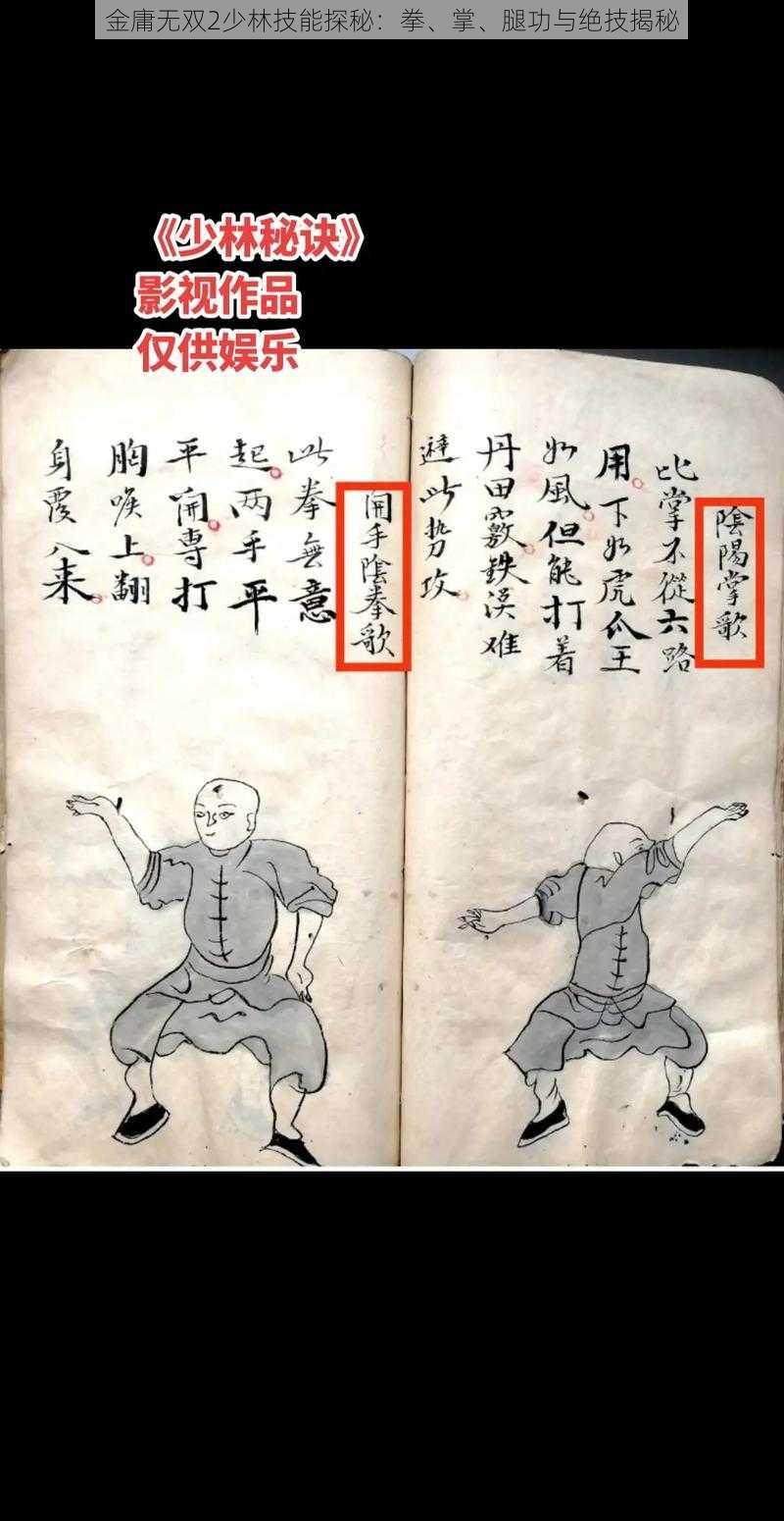 金庸无双2少林技能探秘：拳、掌、腿功与绝技揭秘