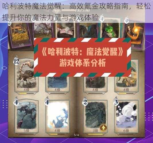 哈利波特魔法觉醒：高效氪金攻略指南，轻松提升你的魔法力量与游戏体验