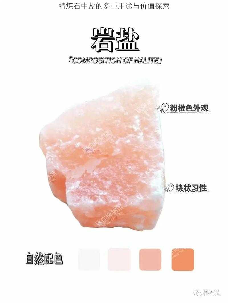 精炼石中盐的多重用途与价值探索