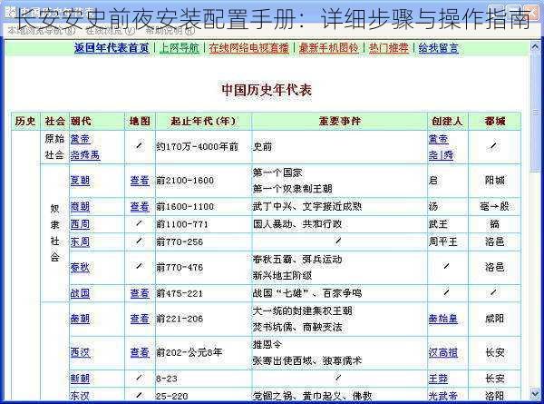 长安安史前夜安装配置手册：详细步骤与操作指南